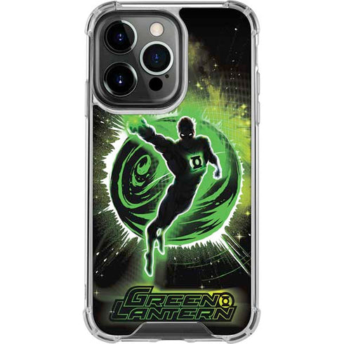 DC Comics Green Lantern Cosmic Action Pose iPhone 14 Pro Clear Case